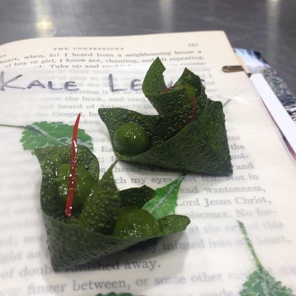 Meadowood Restaurant Kale Leaf Salad